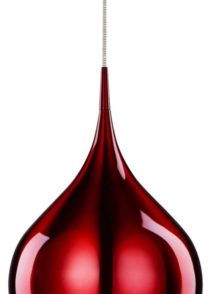 Searchlight - Lampadario a sospension con filo VIBRANT 1xE27/60W/230V rosso
