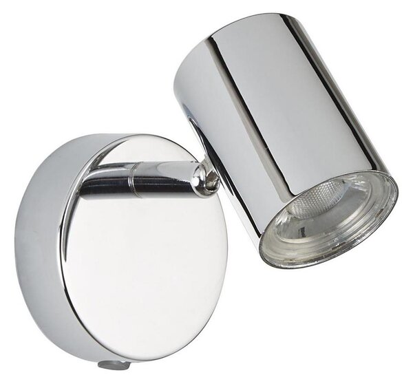 Searchlight 3171CC - Faretto da parete a LED ROLLO LED/4W/230V cromo