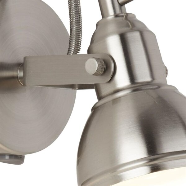 Searchlight 1541SS - Faretto da parete FOCUS 1xGU10/50W/230V cromo