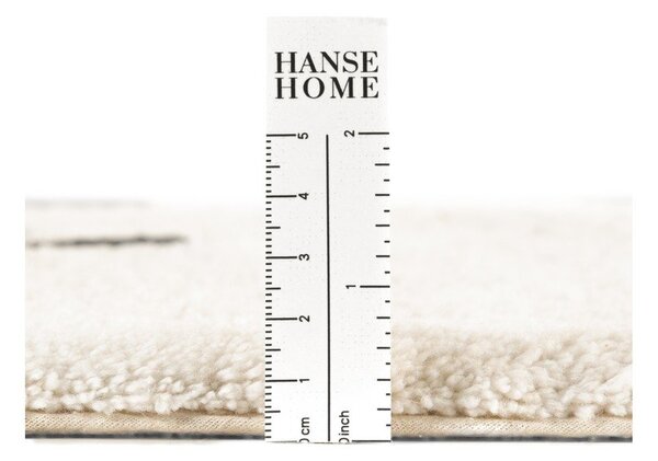 Tappeto per bambini nero/color crema in cotone lavabile/tessuto a mano 103x120 cm Snuggle Patsy – Hanse Home