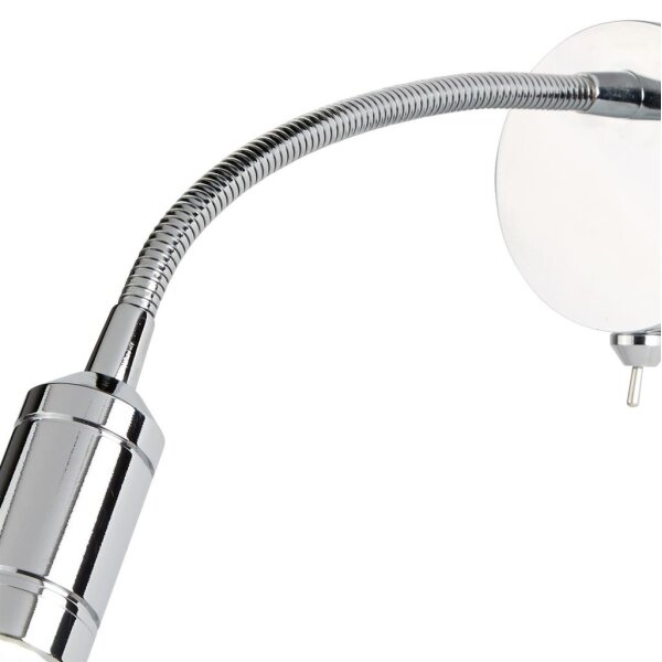 Searchlight 2256CC - LED Flessibile piccola lampada ADJU LED/1W/230V