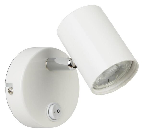Searchlight 3171WH - Faretto da parete a spot ROLLO LED/4W/230V bianco