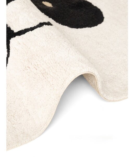 Tappeto per bambini nero/color crema in cotone lavabile/tessuto a mano 103x120 cm Snuggle Patsy – Hanse Home