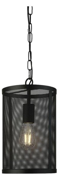 Searchlight - Lampadario a sospensione con catena FISHNET 1xE27/60W/230V nero