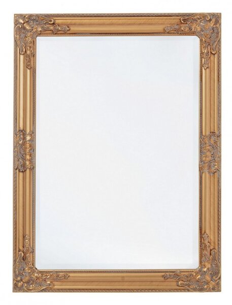 Specchio Miro con Cornice Oro 62x82 in Legno
