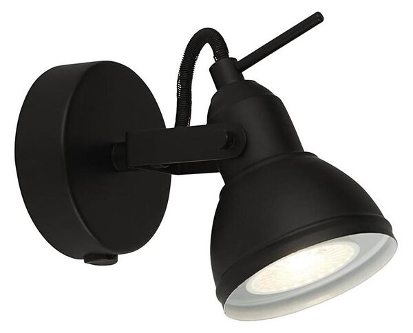 Searchlight 1541BK - Faretto da parete FOCUS 1xGU10/50W/230V nero