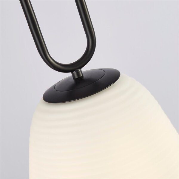 Searchlight 43581-1BK - Lampadario a sospensione con filo ELIXIR 1xE27/60W/230V bianco