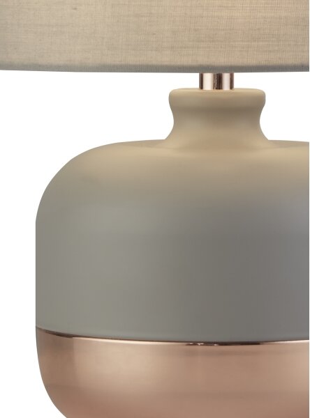 Searchlight EU700820 - Lampada da tavolo 1xE14/7W/230V grigio