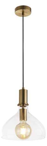 Searchlight 31031-1PB - Lampadario a sospensione con filo MARGARITA 1xE27/60W/230V ottone