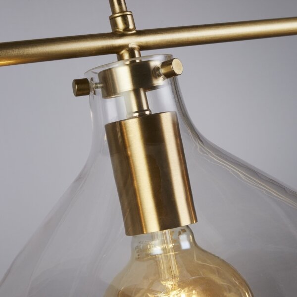 Searchlight 31031-3PB - Lampadario a sospensione con filo MARGARITA 3xE27/60W/230V ottone