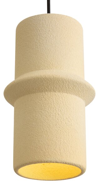 Lampada a sospensione retrò beige a 3 luci - Monti