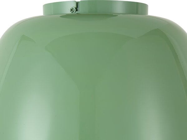 Plafoniera retrò verde con interno bianco, incl. LED dimmerabile a 3 fasi - Vera