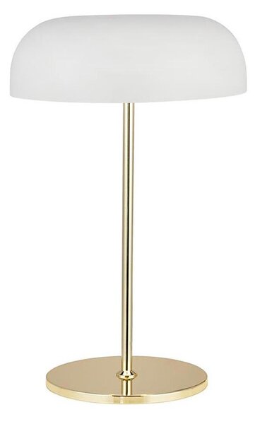 Searchlight EU60707WH - Lampada da tavolo HANOVER 2xE14/7W/230V bianco/oro