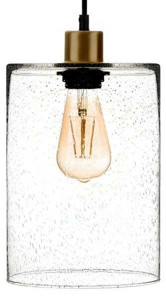 Solbika Lighting Lampada sospesa Soda, 3 luci, vetri trasparenti
