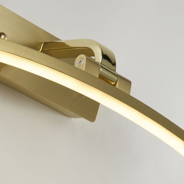 Searchlight 79821-40SB - Lampada LED SANTORINI LED 8,2W 230V ottone