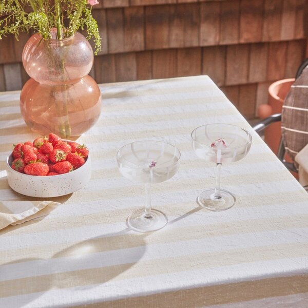 Tovaglia in cotone organico 140x200 cm Striped – OYOY Living Design