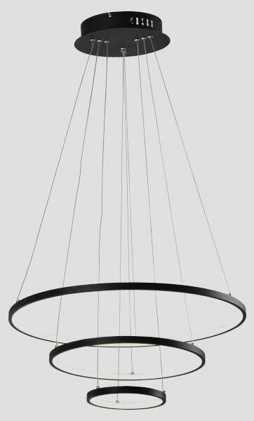 Lampadario LED a sospensione con filo LED/42W/230V 3000K nero