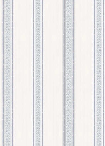 Carta da parati Righe azzurro-grigie con foglie, Parati geometrica classici, Parati geometrica a righe classici, a01249v1 : Uwalls.it