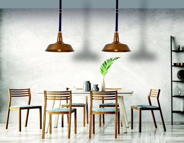 Zambelis 22225 - Lampadario a sospensione con filo 1xE27/40W/230V