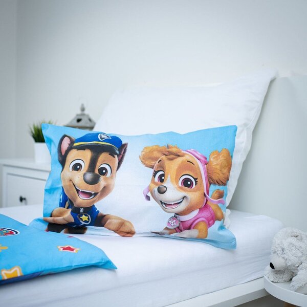 Set copripiumino e federa da bambini in cotone per culla 100x135 cm Paw Patrol – Jerry Fabrics