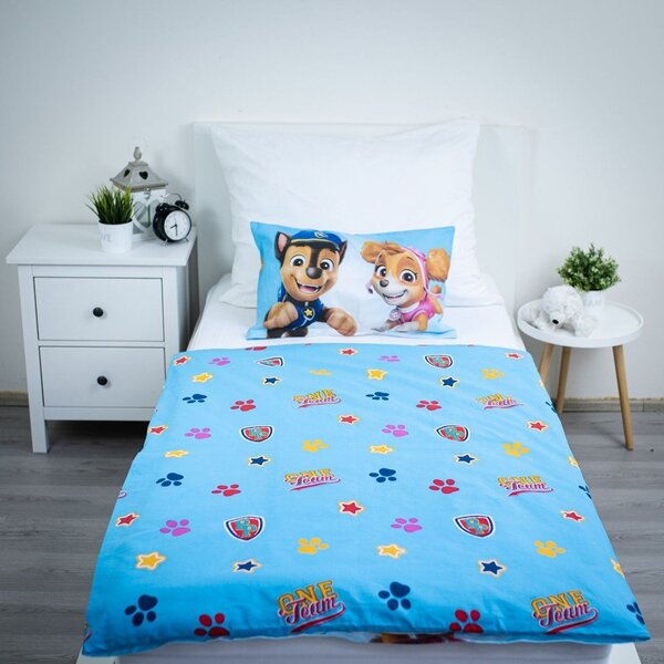 Set copripiumino e federa da bambini in cotone per culla 100x135 cm Paw Patrol – Jerry Fabrics