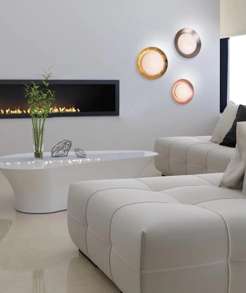 Zambelis 1959 - Plafoniera LED LED/28W/230V diametro 50 cm rame