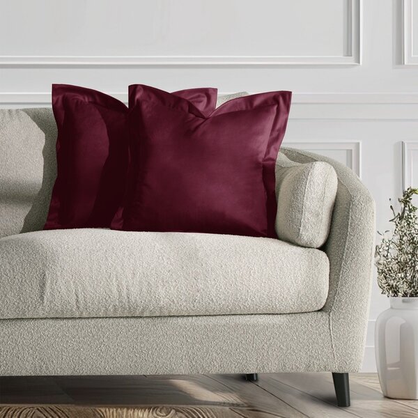 Federe decorative in set in velluto 2 pz 45x45 cm Velvet – Restilo