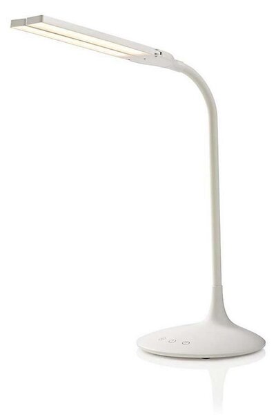 Nedis LTLG3M1WT4 - Lampada da tavolo LED dimmerabile 6W/5V 2200mAh bianca