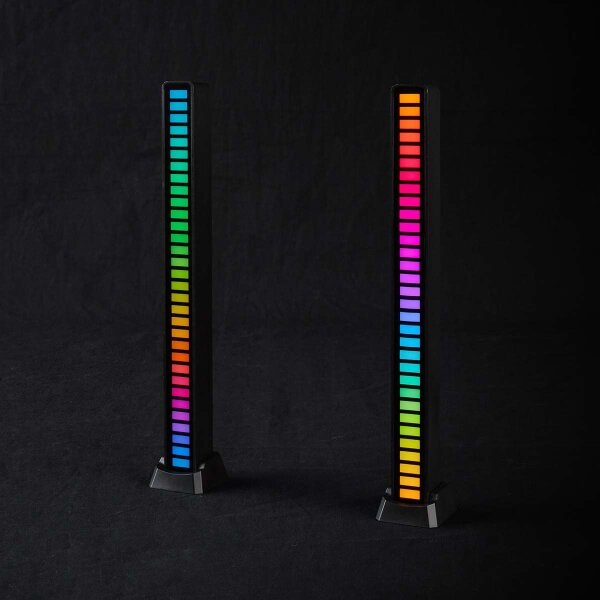Nedis GALDP110BK - Lampada da tavolo LED RGB ricaricabile LED/250 mAh