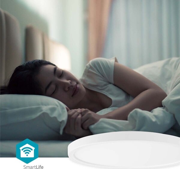 Nedis WIFILAC31WT - LED RGBW Lampada dimmerabile LED/18W/230V 2700-6500K Wi-Fi