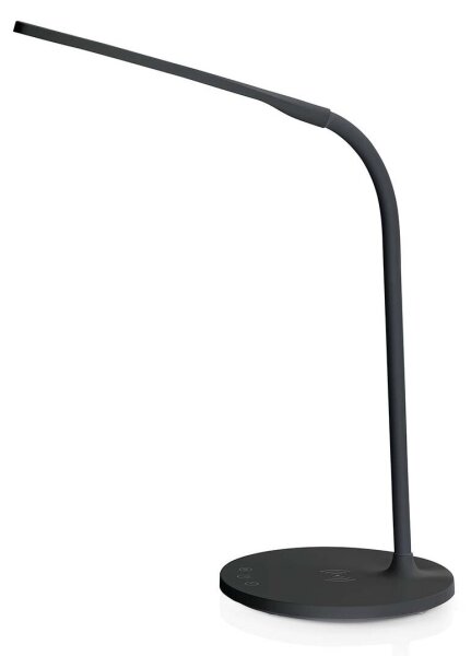 Nedis LTLGQ4M2BK - Lampada dimmerabile con ricarica wireless Qi LED/5,5W/230V 2700-6500K