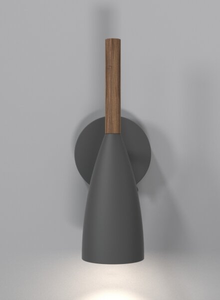 DFTP by Nordlux - Faretto da parete PURE 1xGU10/8W/230V grigio