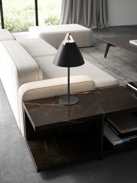 DFTP by Nordlux - Lampada da tavolo STRAP 1xE27/40W/230V nera