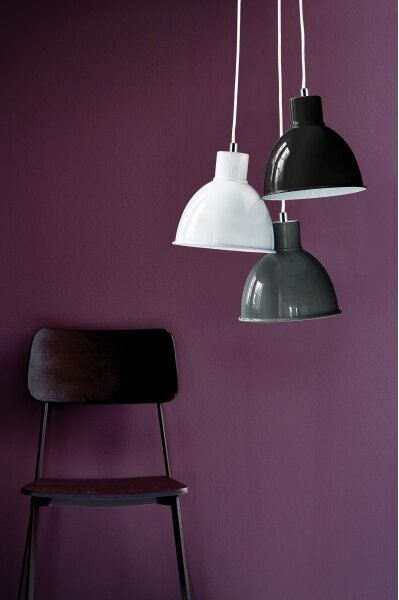 Nordlux - Lampadario a sospensione con filo POP 1xE27/40W/230V antracite