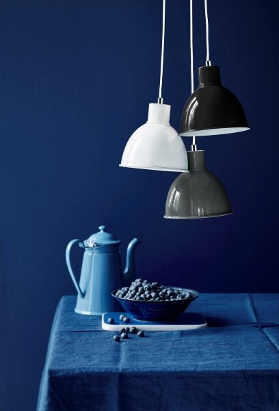 Nordlux - Lampadario a sospensione con filo POP 1xE27/40W/230V antracite