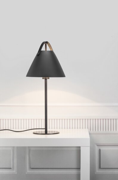 DFTP by Nordlux - Lampada da tavolo STRAP 1xE27/40W/230V nera