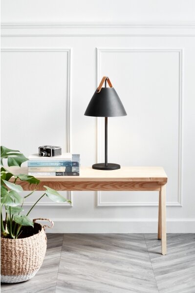 DFTP by Nordlux - Lampada da tavolo STRAP 1xE27/40W/230V nera