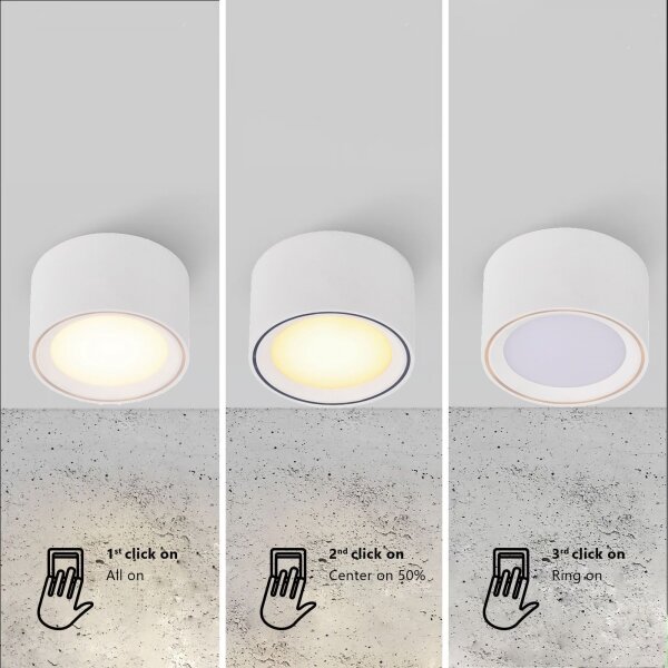 Nordlux - Faretto LED dimmerabile FALLON LED/5,5W/230V bianco