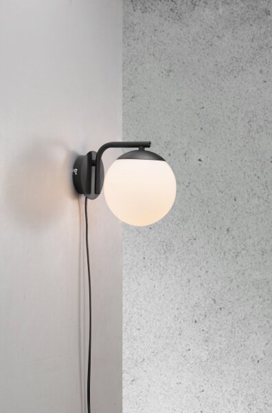 Nordlux - Applique GRANT 1xE14/40W/230V nero
