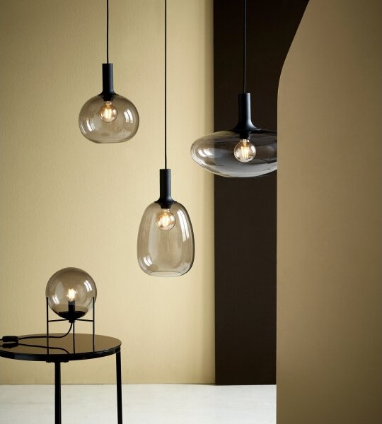 Nordlux - Lampadario a sospensione con filo ALTON 1xE27/60W/230V nero
