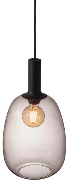 Nordlux - Lampadario a sospensione con filo ALTON 1xE27/60W/230V nero