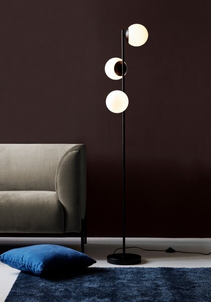 Nordlux - Lampada con piedistallo LILLY 3xE14/25W/230V nero