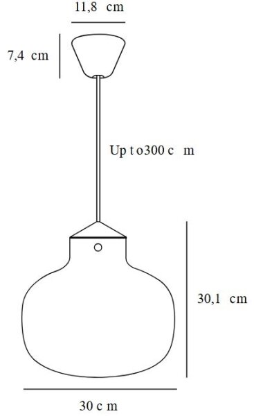 DFTP by Nordlux - Lampadario a sospensione con filo RAITO 1xE27/25W/230V