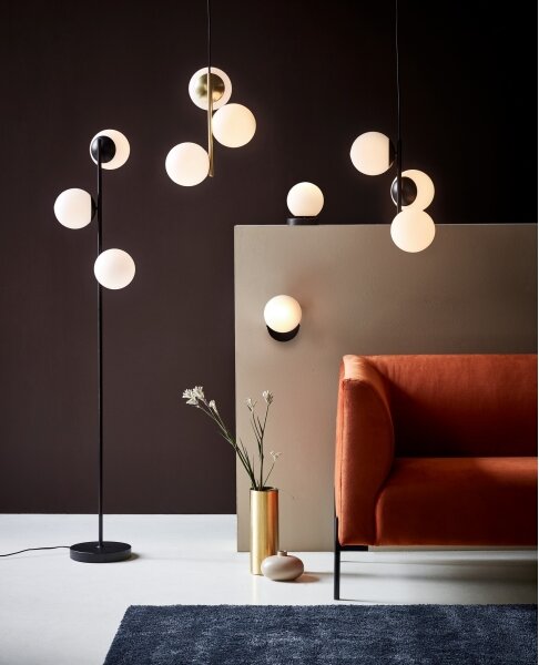 Nordlux - Lampada con piedistallo LILLY 3xE14/25W/230V nero