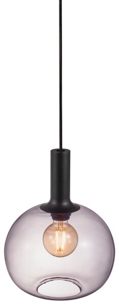 Nordlux - Lampadario a sospensione con filo ALTON 1xE27/60W/230V nero