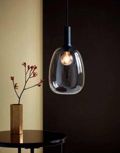 Nordlux - Lampadario a sospensione con filo ALTON 1xE27/60W/230V nero