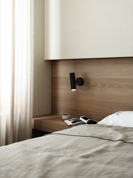 DFTP by Nordlux - Faretto da parete MIB 1xGU10/8W/230V nero