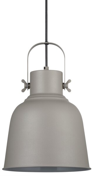 Nordlux - Lampadario a sospensione con filo ADRIAN 1xE27/25W/230V diametro 25 cm grigio