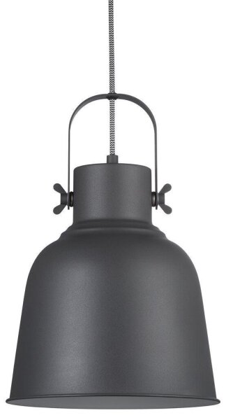 Nordlux - Lampadario a sospensione con filo ADRIAN 1xE27/40W/230V diametro 25 cm antracite