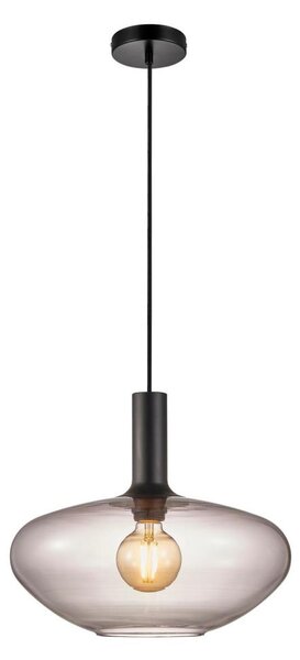 Nordlux - Lampadario a sospensione con filo ALTON 1xE27/60W/230V nero